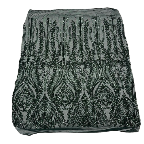 Anault Damask Stretch Sequins Fabric
