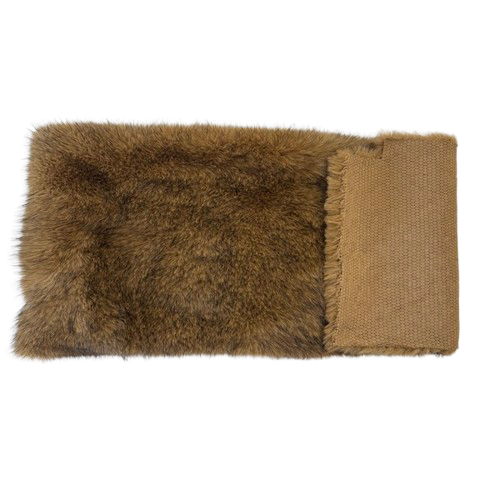 Arctic Fox Plush Tipped Faux Fur Fabric