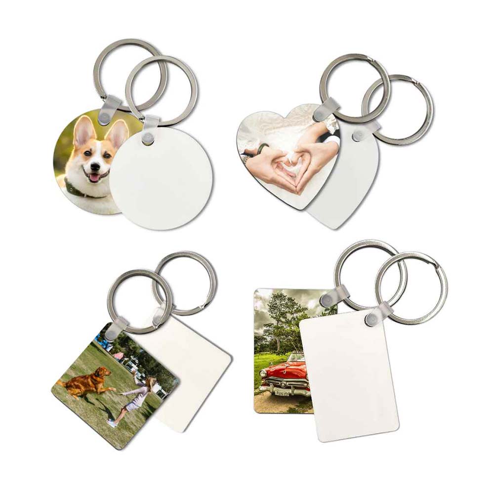 Sublimation Printing MDF Keychain Blank - 2 Sided | Custom Keychain | Sublimation Keychain | Heat Transfer Keychain by INNOSUB USA