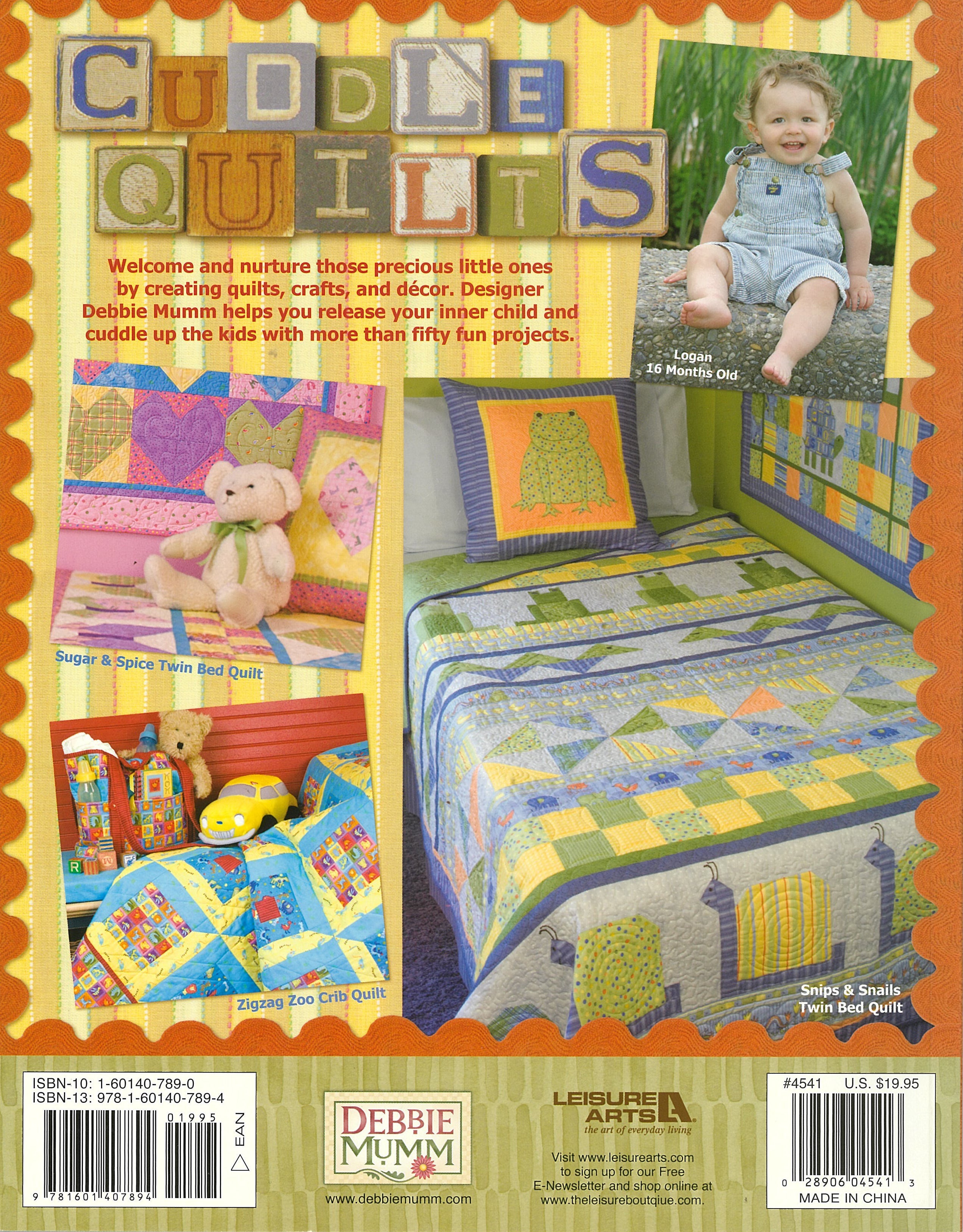 Debbie Mumm's Cuddle Quilts For Little Girls and Boys