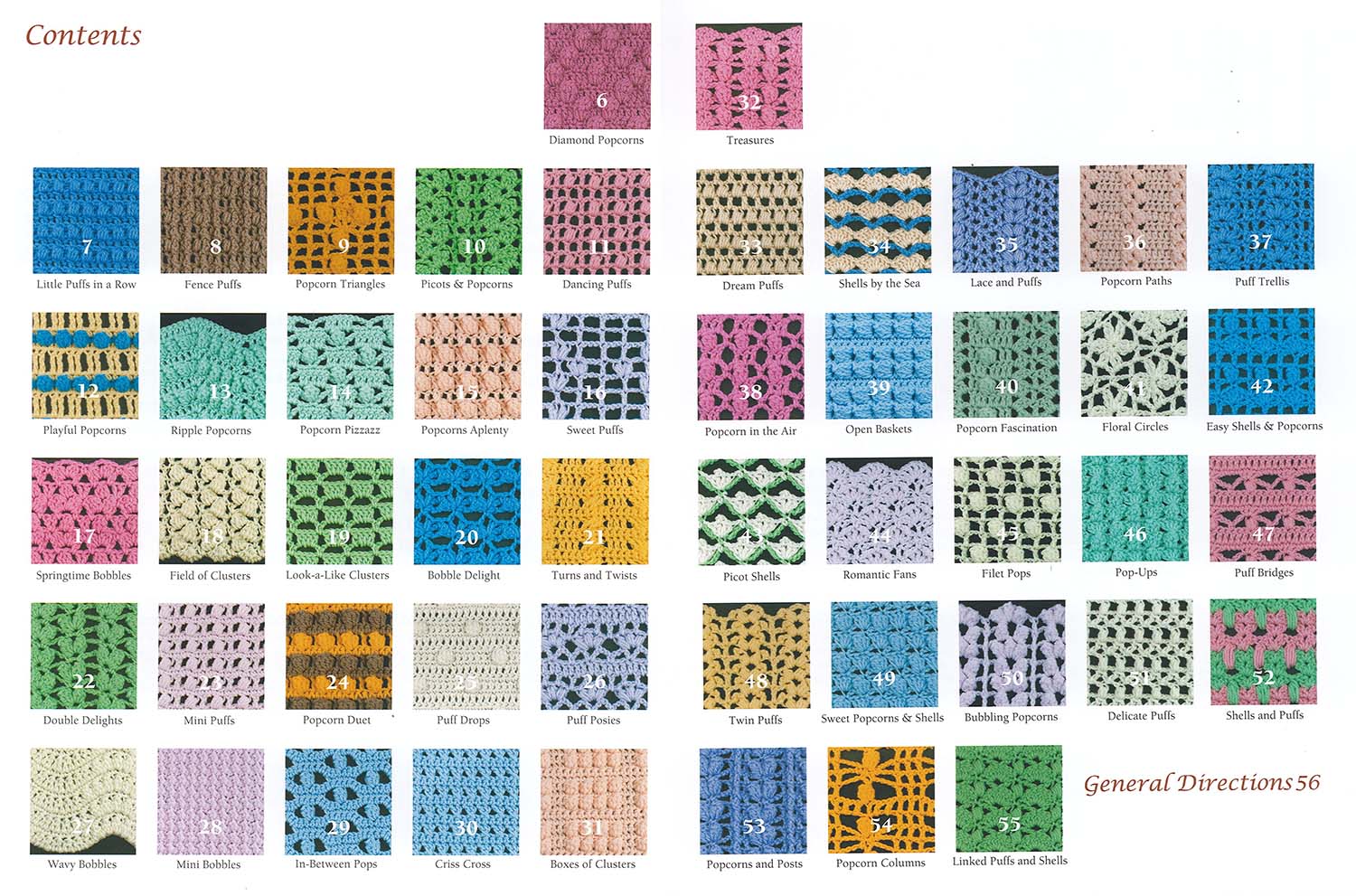 50 Fabulous Crochet Bobbles, Popcorns, and Puffs
