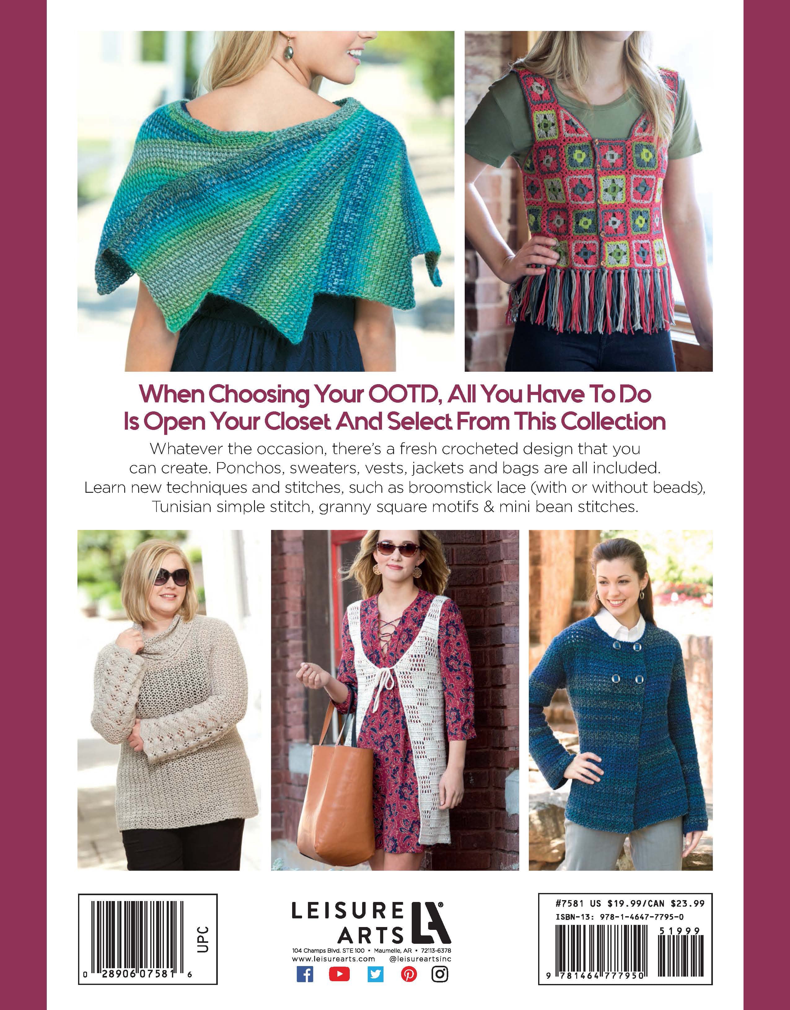 Back In Style—Crochet 30 Made Modern Sweaters, Vests, Bags, Ponchos & More