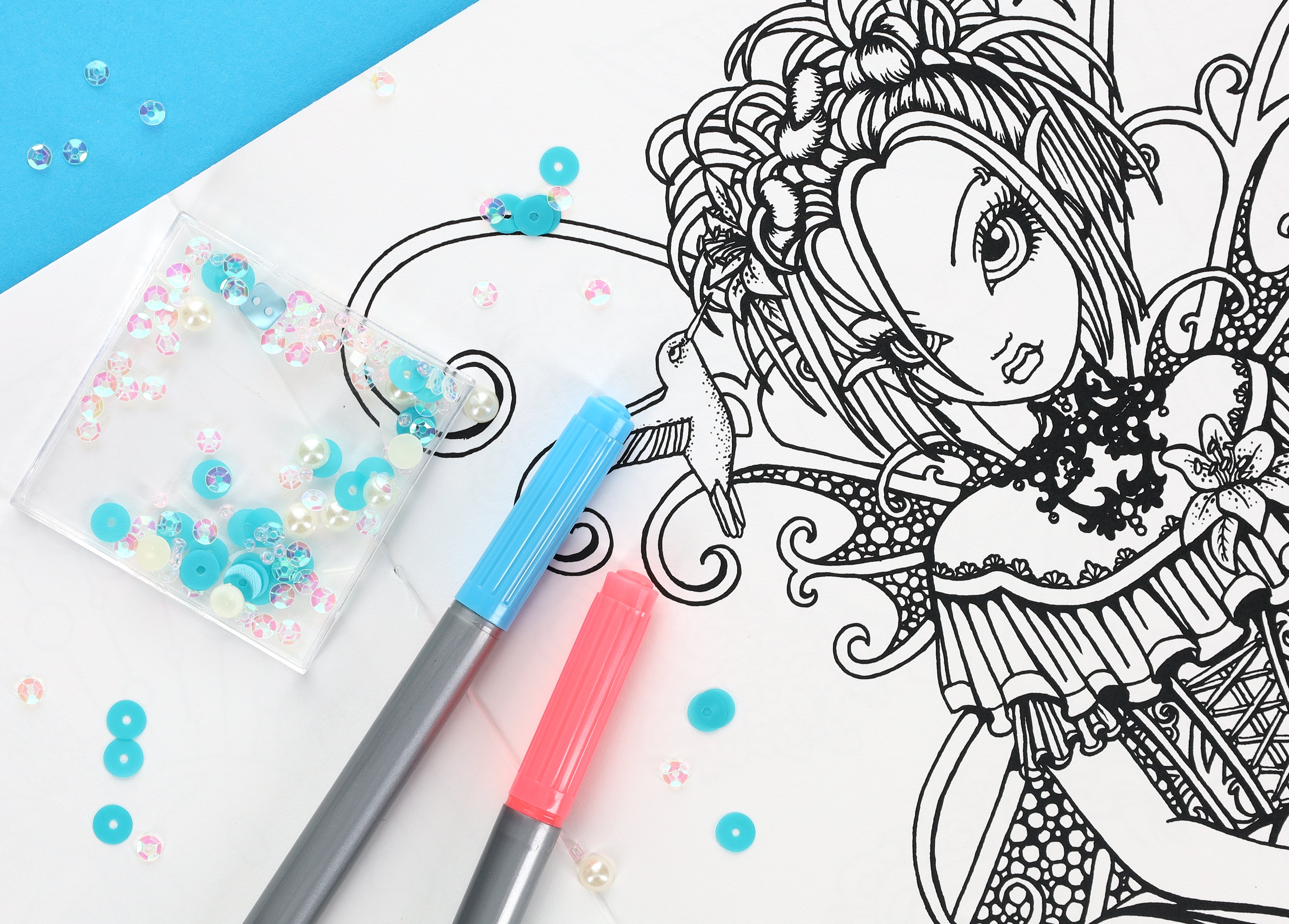 Friends—32 Designs; Myka Jelina Coloring Collection