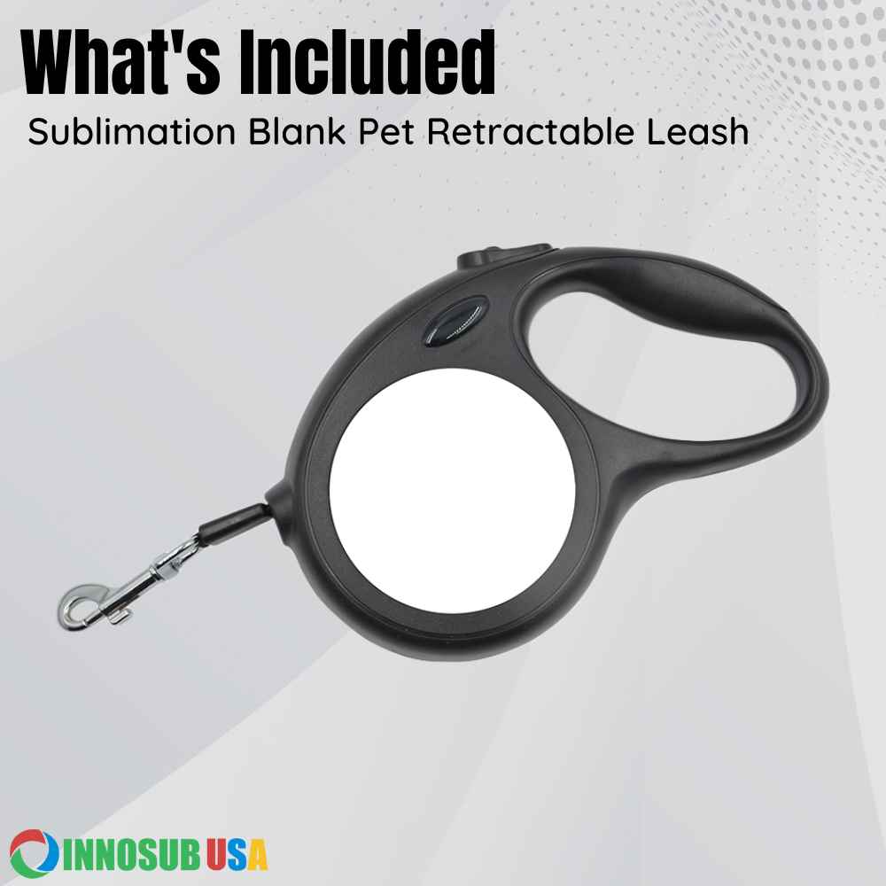 Sublimation Blank Pet Leash Retractable by INNOSUB USA