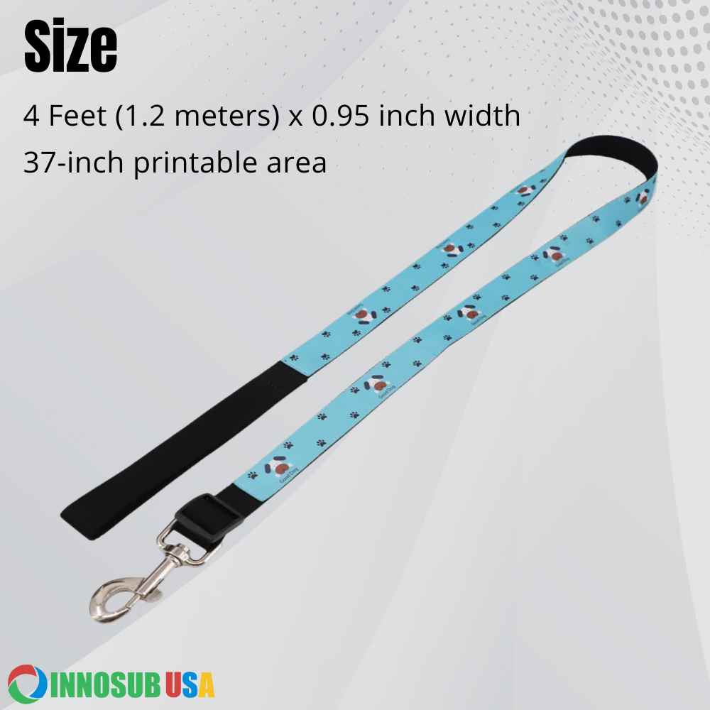 Sublimation Blank Pet Dog Leash Polyester 4 Feet by INNOSUB USA