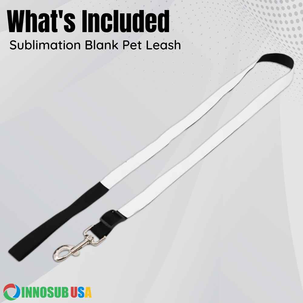 Sublimation Blank Pet Dog Leash Polyester 4 Feet by INNOSUB USA
