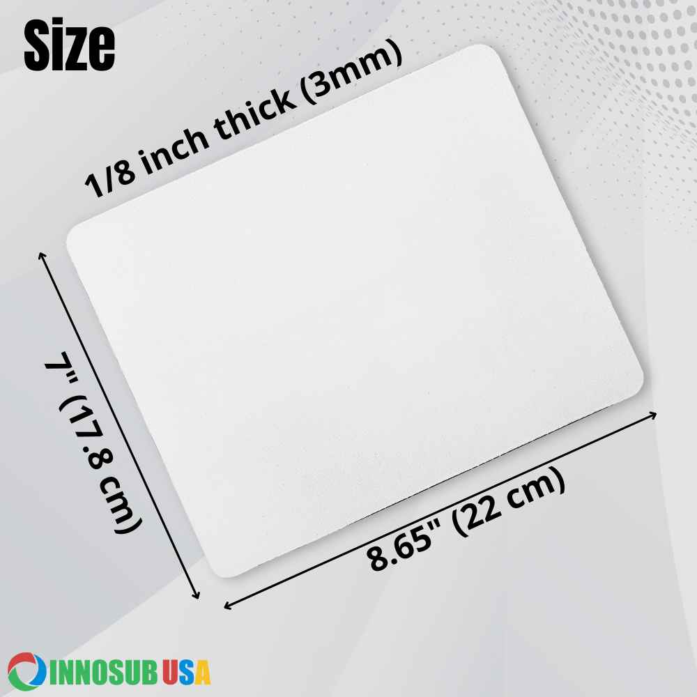 Sublimation Blank Mouse Pad 8.65x7"