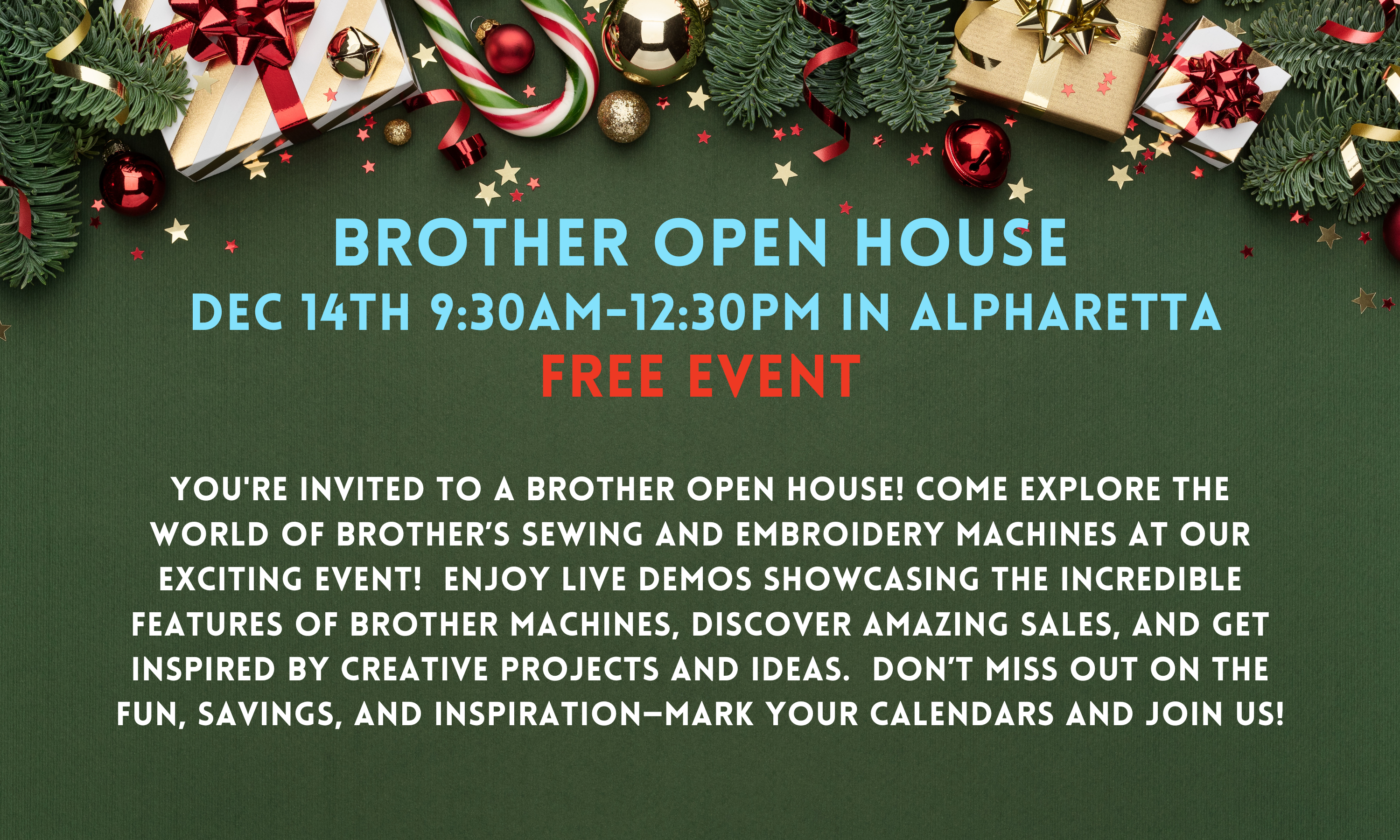 Brother Open House 12/14
