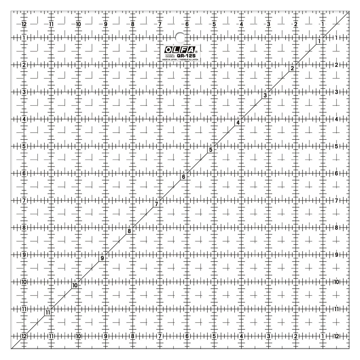 OLFA 12-1/2" (SQUARE) QUILTER RULER