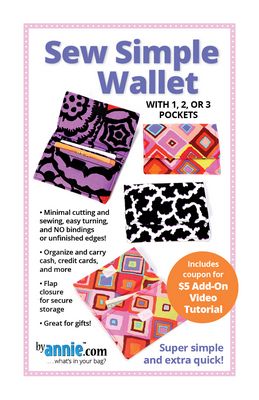 Sew Simple Wallet Sewing Pattern