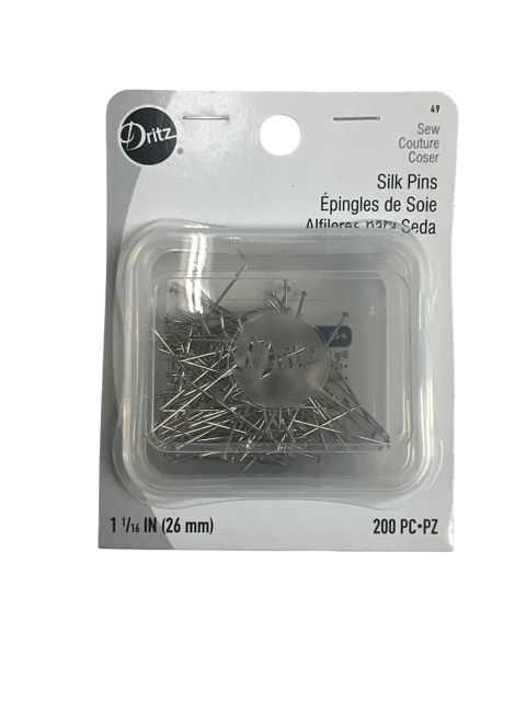 Dritz Silk Pins 200pc 1 1/16in
