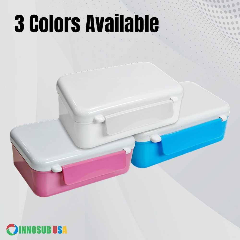 Sublimation Blanks Kids Lunch Box Polymer Double Locking (3D Sublimation )