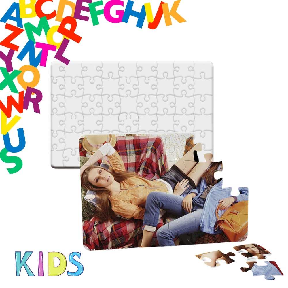 Sublimation Blanks Puzzle  Polymer Jigsaw A5 | 24 / 54 Pieces | By INNOSUB USA