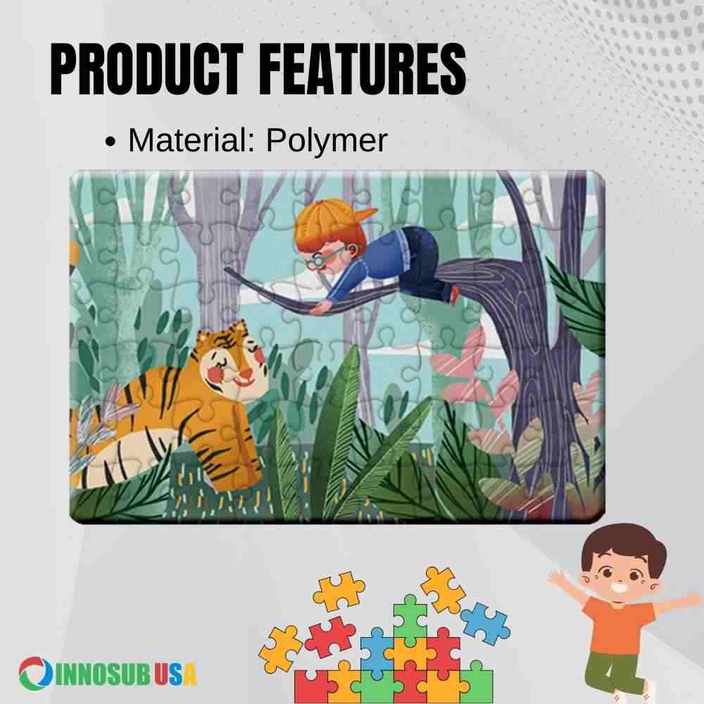 Sublimation Blanks Puzzle  Polymer Jigsaw A5 | 24 / 54 Pieces | By INNOSUB USA