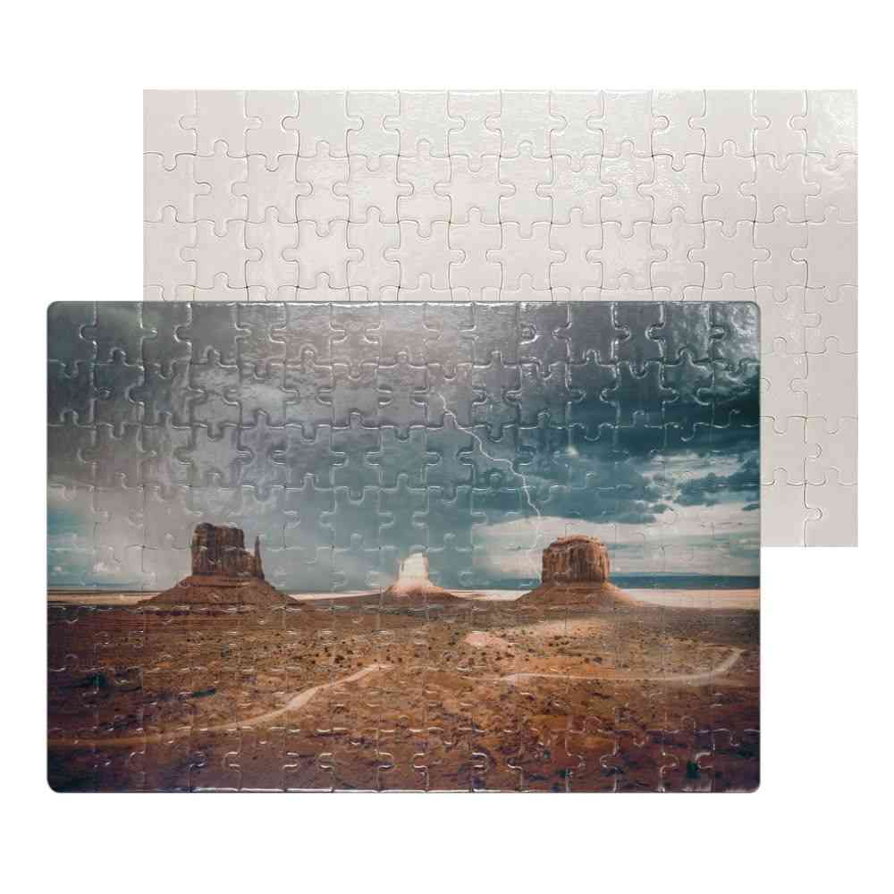 Sublimation A4 jigsaw Puzzle Blanks | White Glossy 98 Pieces | 8x11.5" | By INNOSUB USA