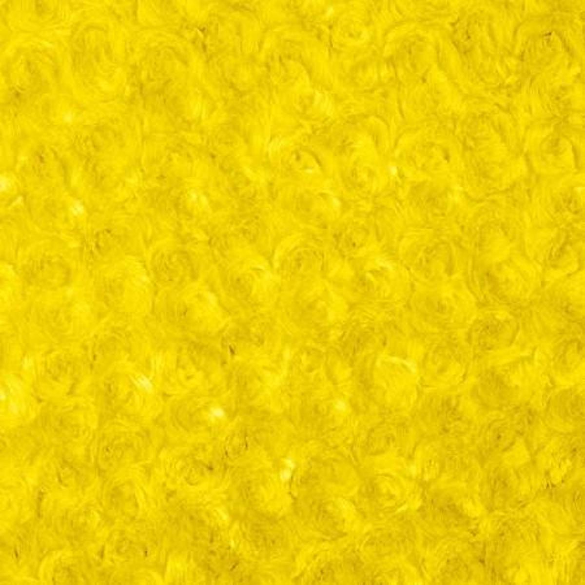 Swirl Rosebud Faux Fur Fabric