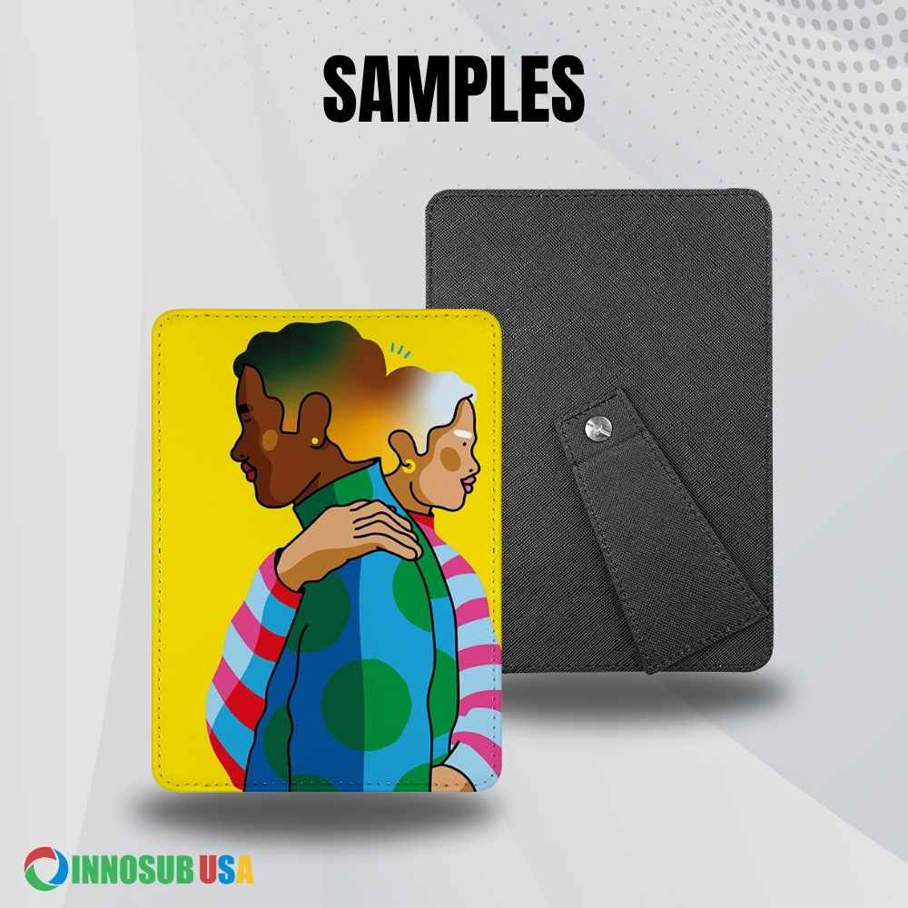 Sublimation Blanks Pu Leather Photo Frame 5x7" with Stand - Frame Collage Display