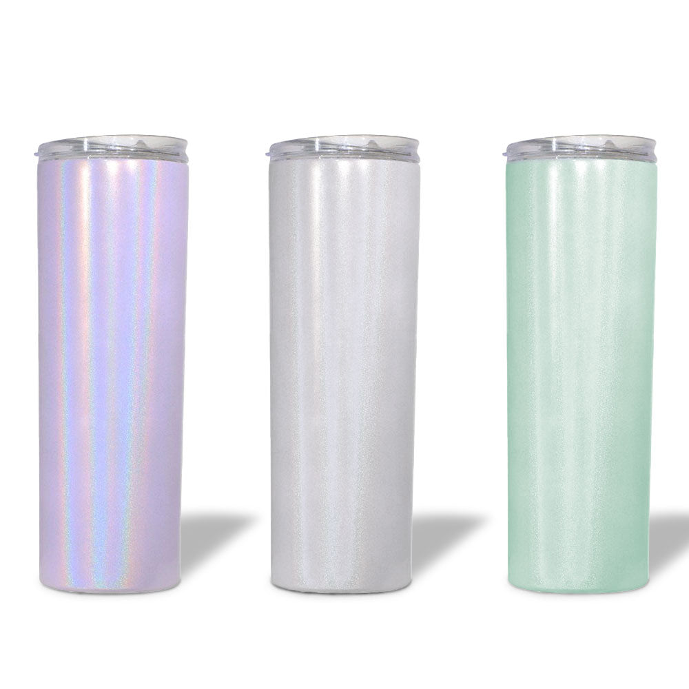 Sublimation Tumbler Blanks 20 Oz  | Glitter Tumblers  | DIY Tumbler Printing - Glitter Finish by INNOSUB USA