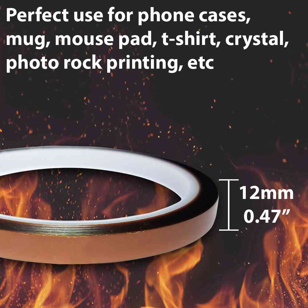 2X Sublimation Heat Tape No Residue,High Temperature Tape-12/8 mm
