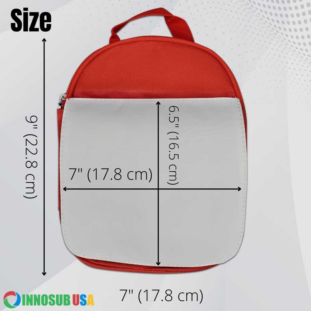 Sublimation Blanks Lunch Bag | Kids Lunch Box |DIY Sublimation Printing