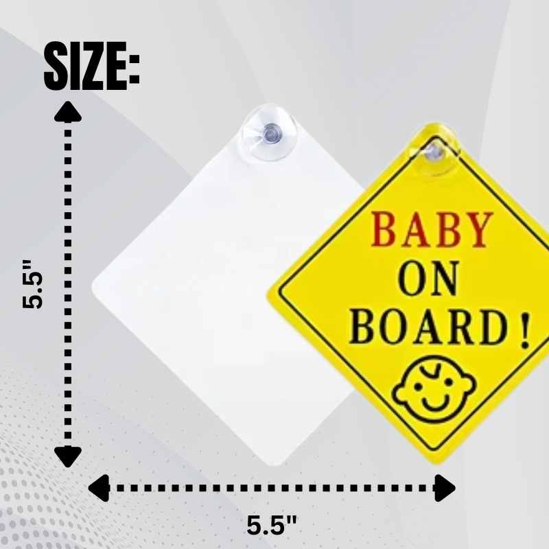 Sublimation Blanks Aluminum Sheet Car Warning Sign