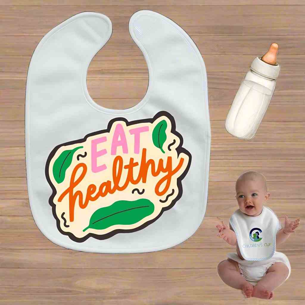 Sublimation Blanks Crystal Velvet Baby Bib Feeder Bibs for Baby Decorating Feeding Teething Drooling