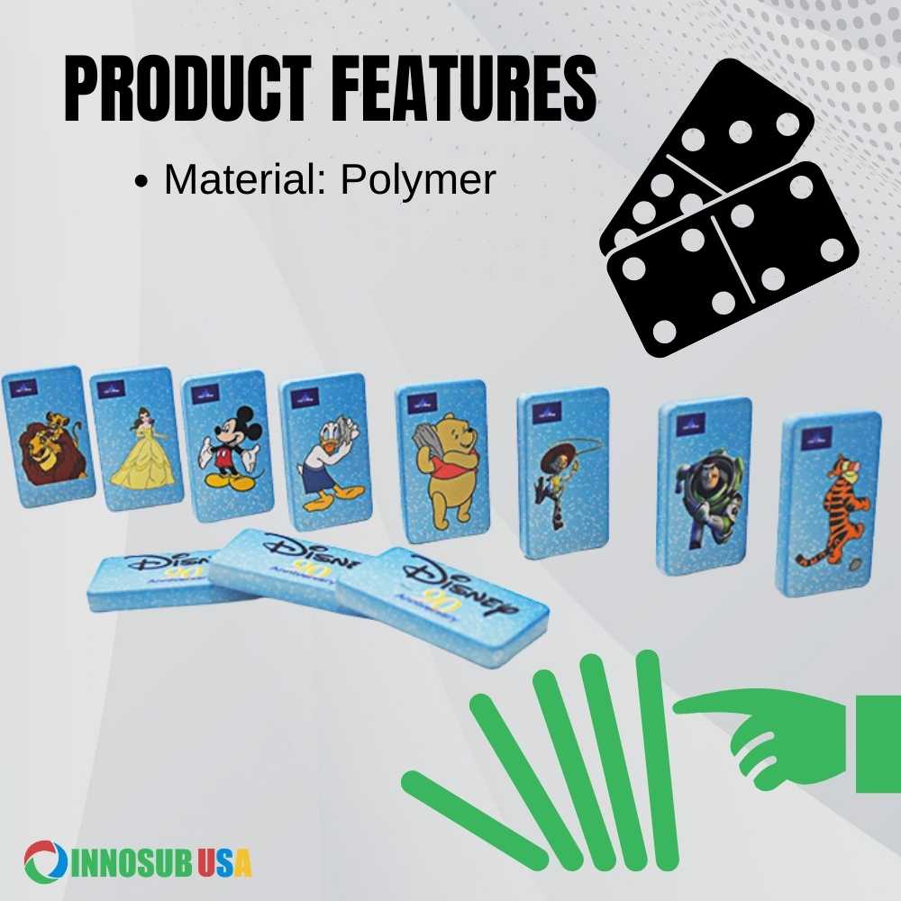 Sublimation Blanks Dominoes - Polymer Domino Game Set