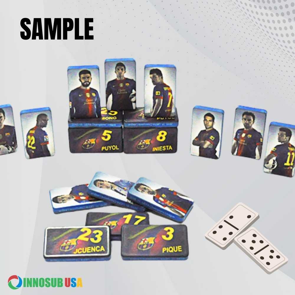 Sublimation Blanks Dominoes - Polymer Domino Game Set