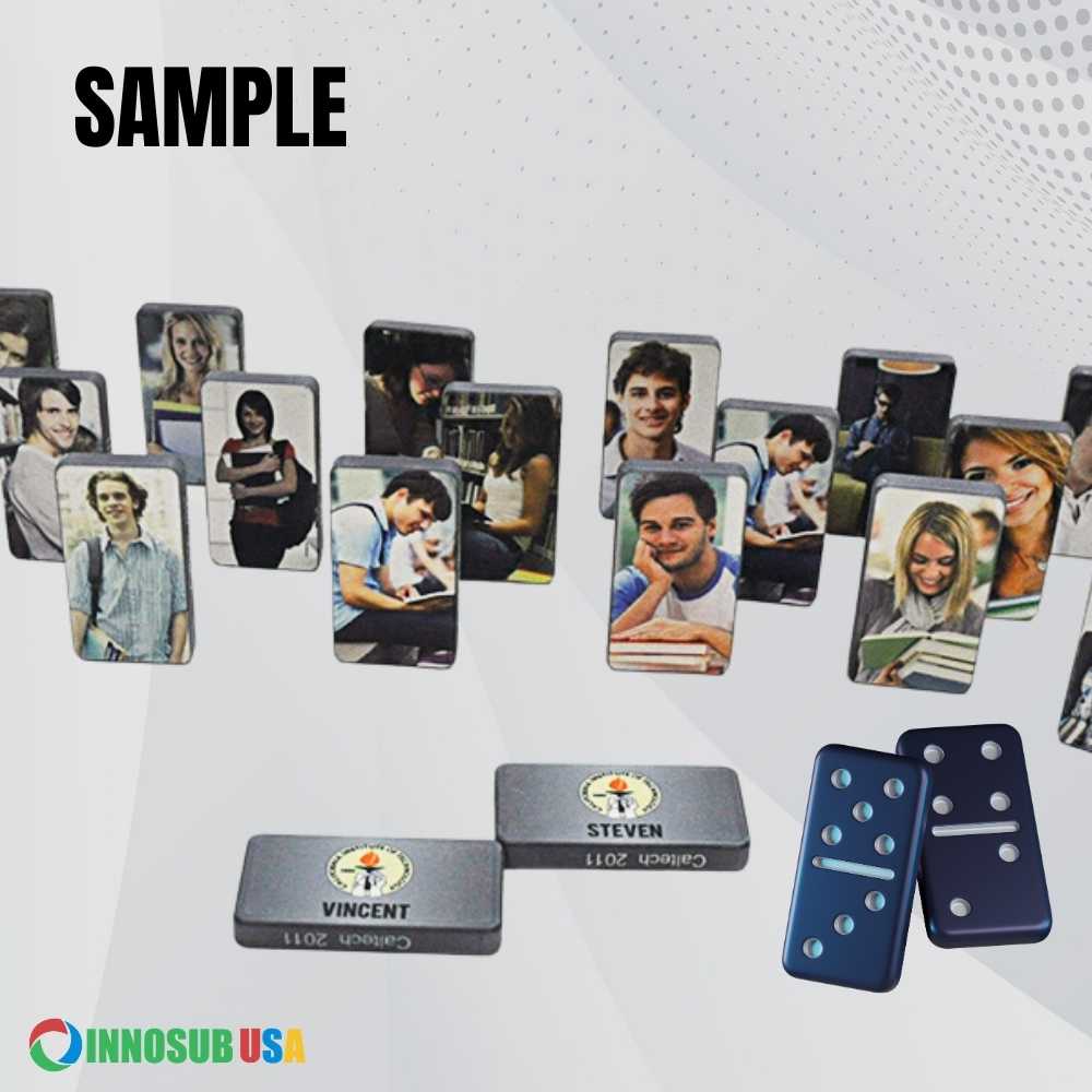 Sublimation Blanks Dominoes - Polymer Domino Game Set