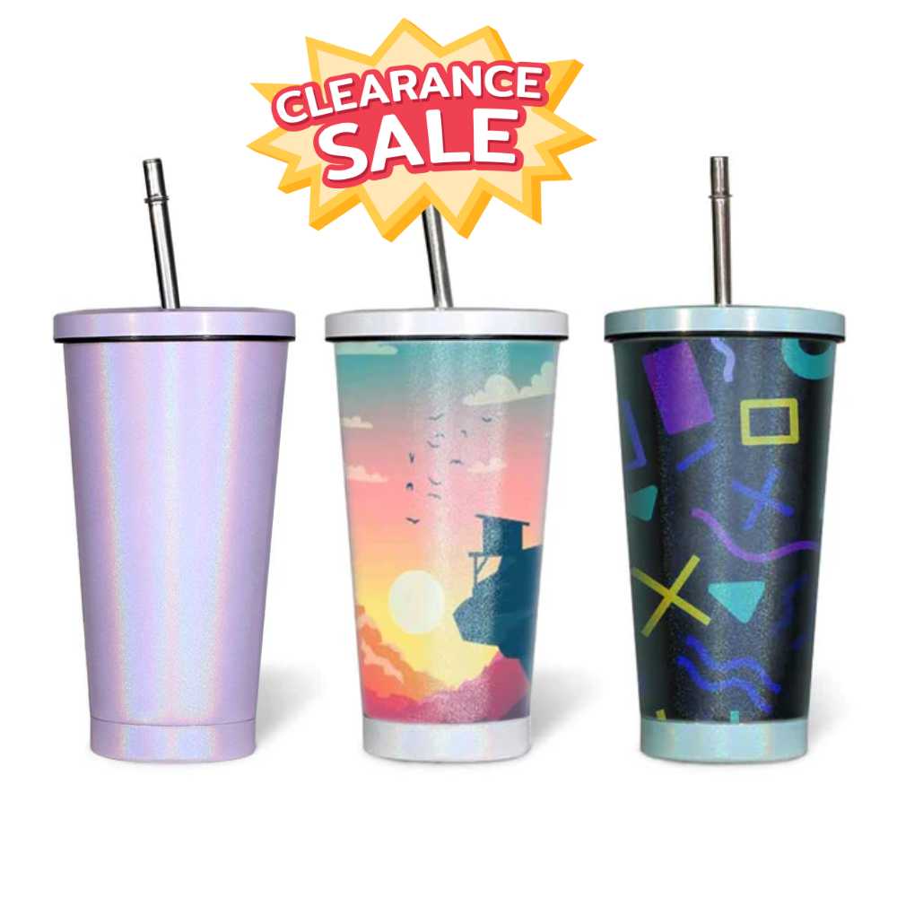 Sublimation Tumbler 15 Oz Blanks | Glitter Finish by INNOSUB USA