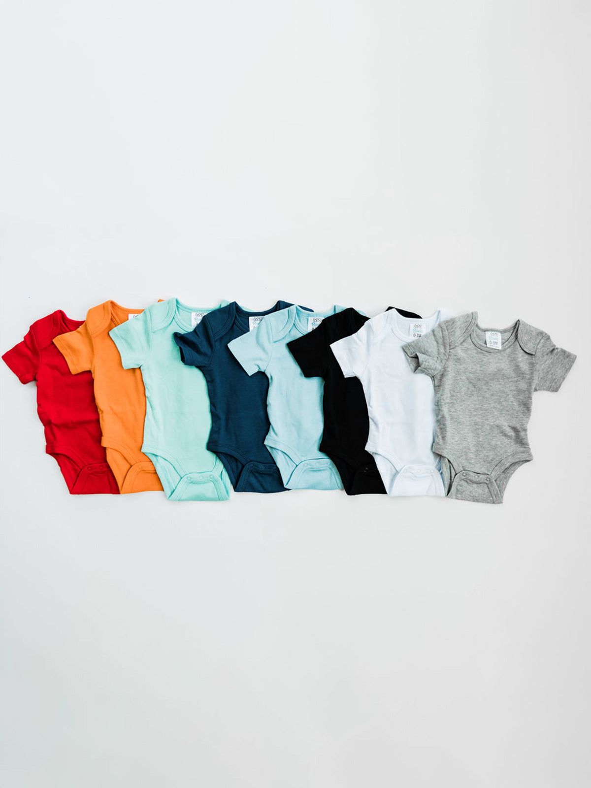 Unisex Short Sleeve Lap Shoulder Bodysuit