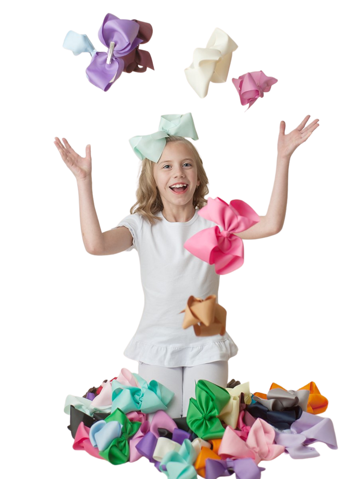 Solid Hair Bows