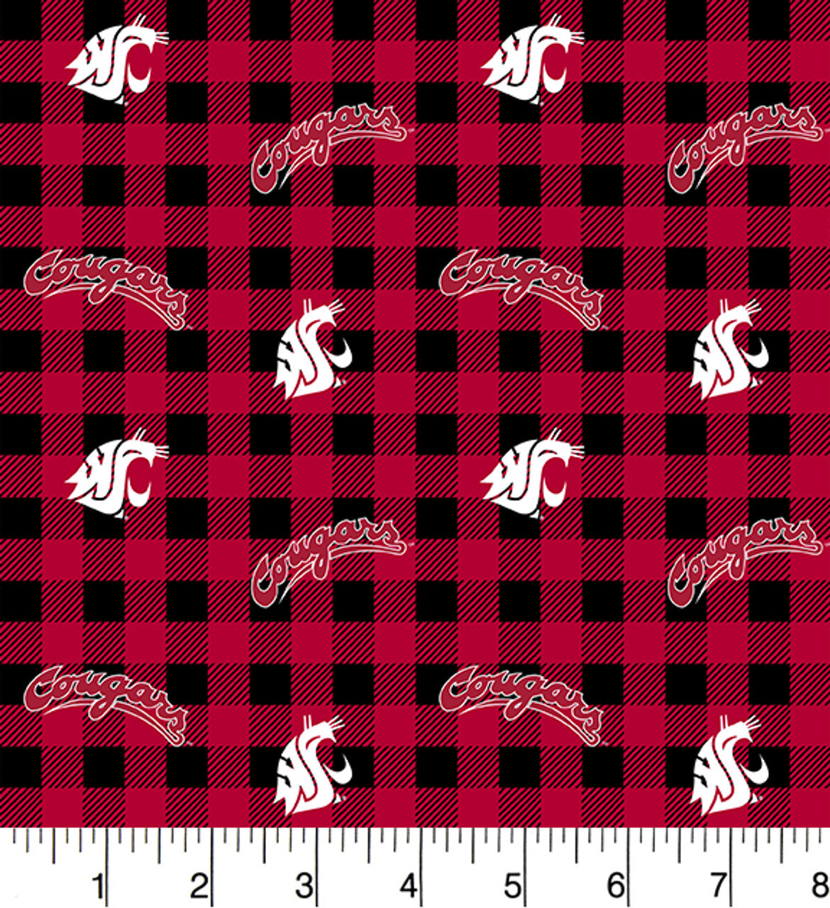 Washington State Cougars - Buffalo Plaid