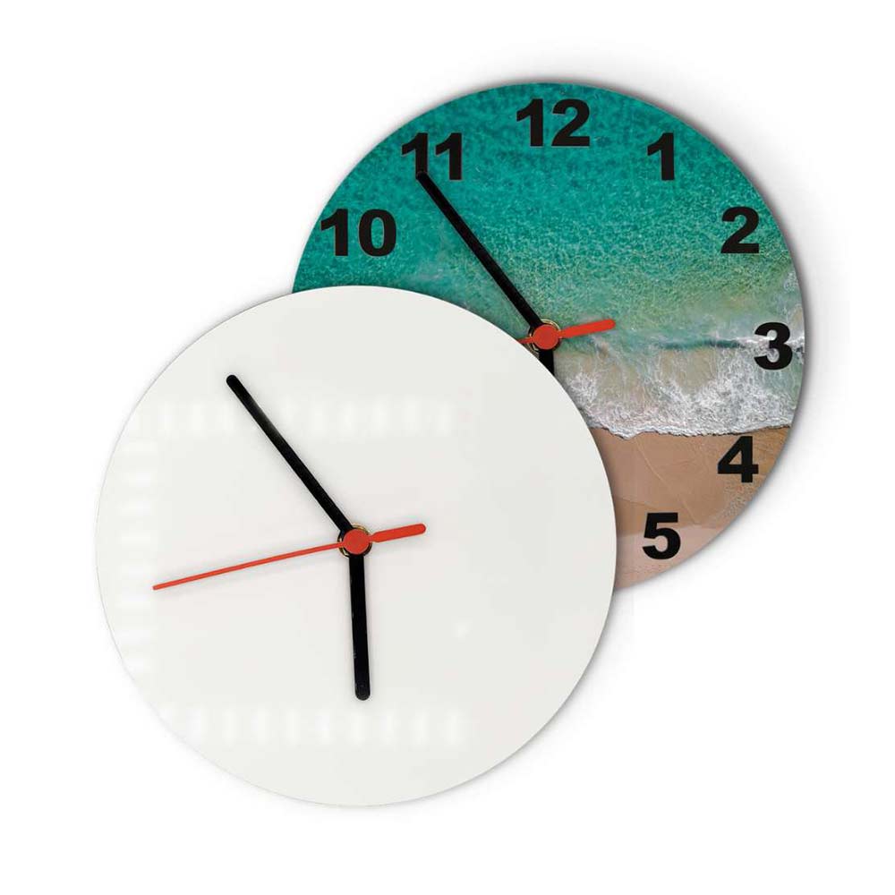 Sublimation MDF Wall Clock Blanks |Manually  WallClock | 8 inch | 12" | by INNOSUB USA