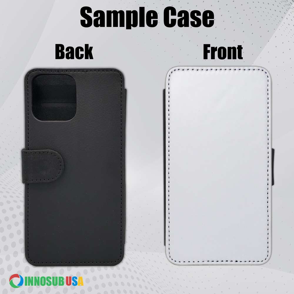 Sublimation Blanks Flip Wallet Leather Case Compatible with iPhone /Galaxy / Note