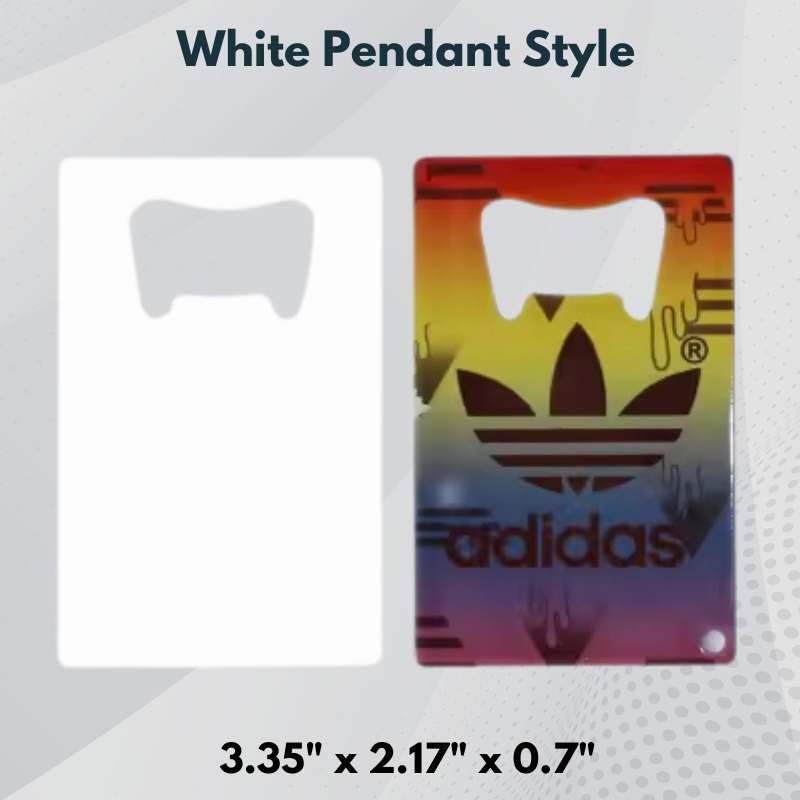 Sublimation blanks Bottle Opener Blanks | Print 2 Sided |Silver |White | by INNOSUB USA