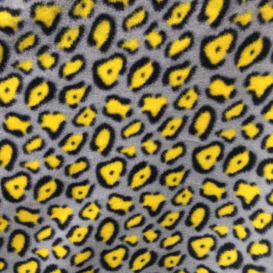 Leopard Print Fleece Fabric