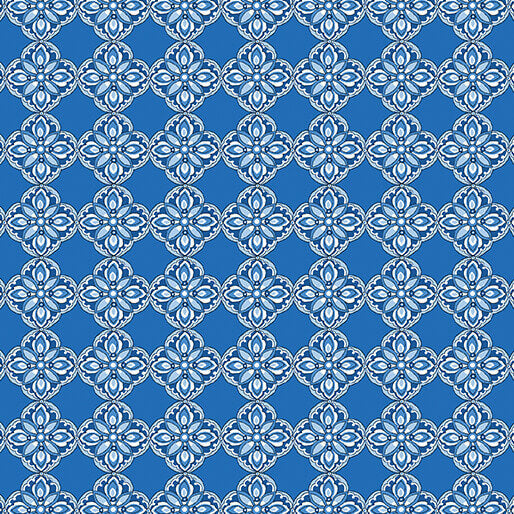 Bluesette - Diamond Medallion - Ocean Blue