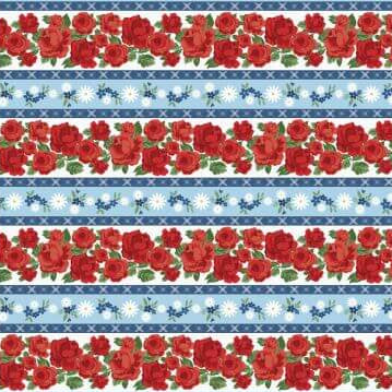 Summertime Daydream - Repeating Stripe (3-Yard Pack)