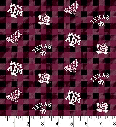 Texas A&M Aggies - Buffalo Plaid (3-Yard Pack)