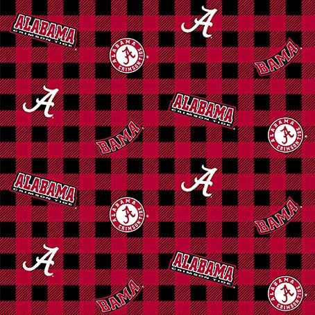 Alabama Crimson Tide - Buffalo Plaid (3-Yard Pack)