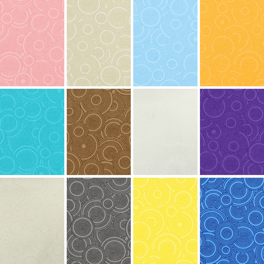 Ripple Rings by Choice - 10" Squares (42 Cuts)