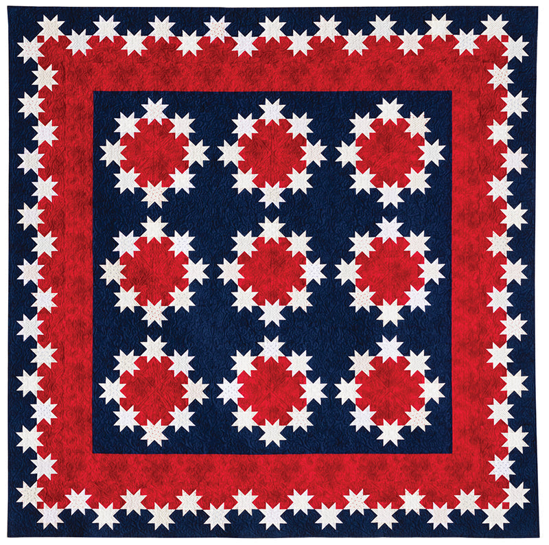 Red, White & Blue Star Quilts
