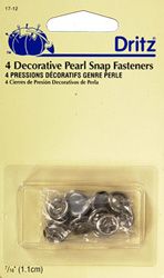 Pearl Snap Fasteners 4 (Ct) #D17-12