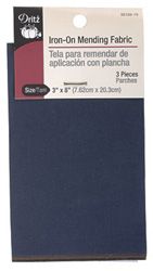 Iron-On Mending Fabric (Dark)