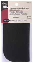 Twill Iron on Patches #D55240-1