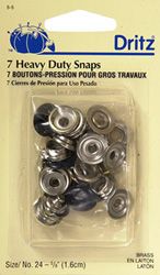 Heavy Duty Snaps (7 Ct) #D5-5