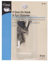 Sew On Hook & Eye Closures #D93-66