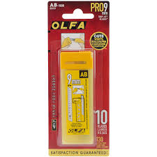 OLFA 9mm (3/8") PRECISION SNAP-OFF BLADES # RTY-5010