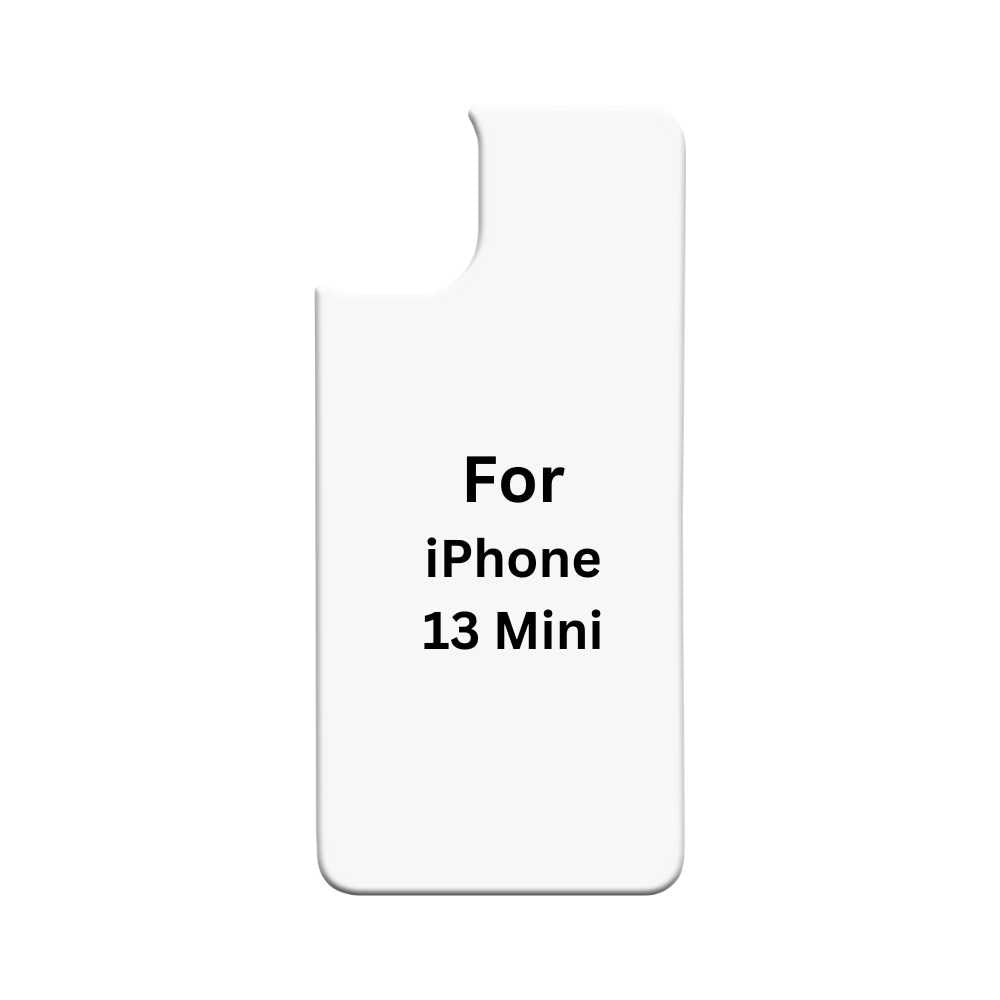 White Glass Spare Inserts for Sublimation Cases Compatible with iPhone - Wireless Charging Compatible